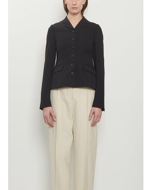 Dries Van Noten Belia Wool Jacket - Black