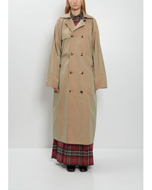 Meta Campania Collective Jasper Cotton Trench Coat - Natural