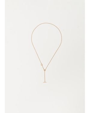 MIRIAM STELLA Oak Bark Necklace 42cm - White