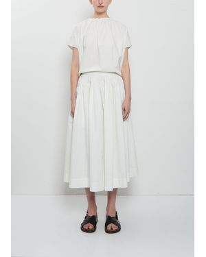 Toogood The Dance Cotton Skirt - White