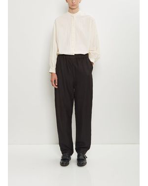 Casey Casey Longe Chasse Linen Wool Pant - White
