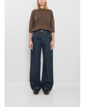 6397 Wide Cotton Jean - Blue