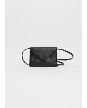 The Row Mini Leather Envelope - Blue
