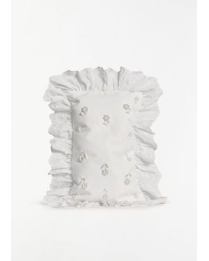 Simone Rocha Embellished Pillowcase Clutch Bag - White