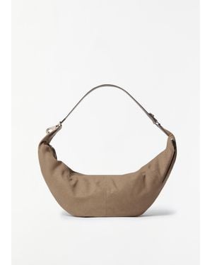 Lemaire Xl Quiver Clip Bag - White