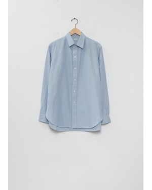 A.PRESSE Classic Collar Shirt - Blue