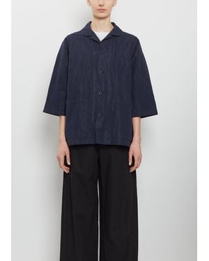 Labo.art Olivia Technical Cotton Pulla Jacket - Blue