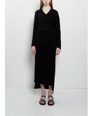 Lauren Manoogian Cotton Boucle Skirt - Black