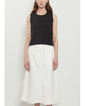 MHL by Margaret Howell Cotton Linen Tank Top - Black
