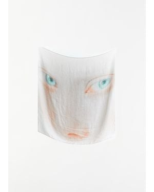 Casey Casey Exclusive Silk Cashmere Scarf - White