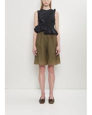 Cecilie Bahnsen Arya Technical Shorts - Green