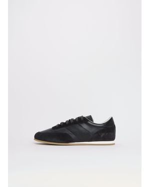 Common Projects Minimal Suede Nappa Runner - White