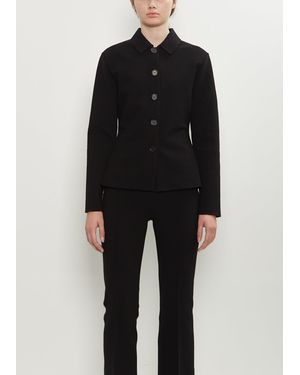 High Sport Stretch Cotton Geo Oliver Jacket - Black