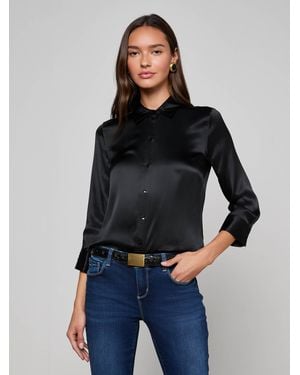 L'Agence Dani Blouse - Grey