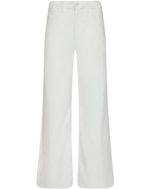 L'Agence Alicent Wide-Leg Jean - White