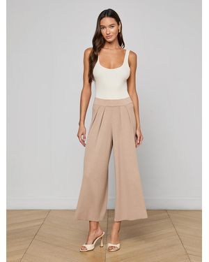 L'Agence Milly Knit Pants - Natural