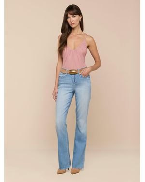 L'Agence Ruth Straight-Leg Jean - Blue
