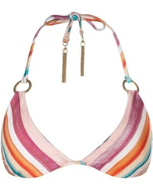 L'Agence Annabelle Triangle Bikini Top - Multicolour