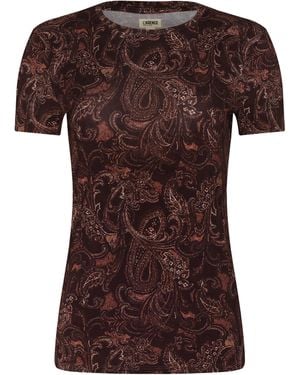 L'Agence Ressi Fitted T-Shirt - Red