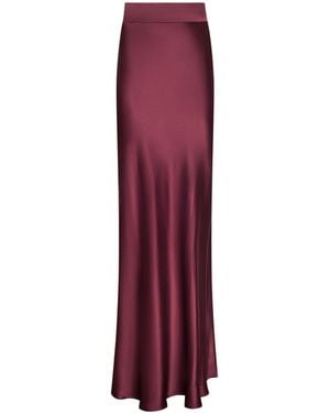 L'Agence Ryker Silk Maxi Skirt - Pink