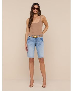 L'Agence Elise Jean Bermuda Short - Blue
