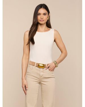 L'Agence 'Agence Riza Boatneck Bodysuit - Natural