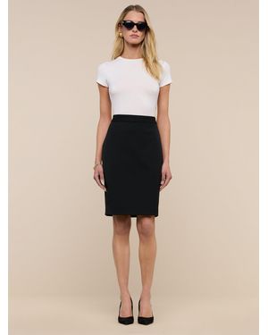 L'Agence Olyvia Pencil Skirt - Black