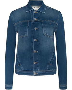 L'Agence Celine Jean Jacket - Blue