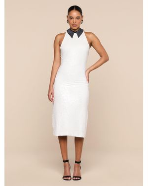 L'Agence Lilith Sequin Dress - Natural
