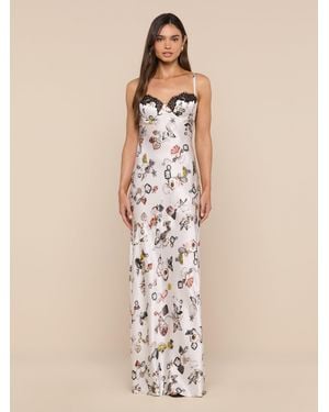 L'Agence Sayla Silk Gown - Natural