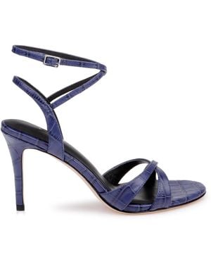 L'Agence Miranda Leather Sandal - Blue