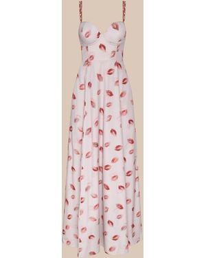 L'Agence Sutton Maxi Dress - Pink