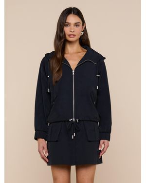 L'Agence Miro Hooded Windbreaker - Blue