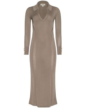 L'Agence Delma Knit Maxi Dress - Multicolor