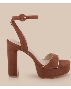 L'Agence Essie Platform Sandal - Natural
