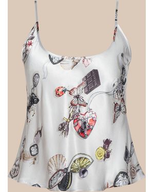 L'Agence Charmy Satin Camisole - Natural