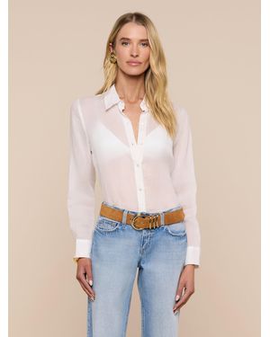 L'Agence Ellery Blouse Top - Blue