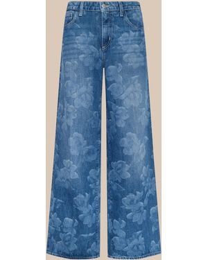 L'Agence Alicent Wide-Leg Jean - Blue
