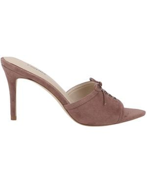 L'Agence Thames Suede Sandal - Natural