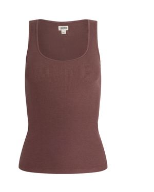 L'Agence Adira Scoopneck Tank Top - Blue