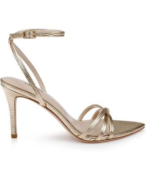 L'Agence Dua Leather Sandal - Metallic