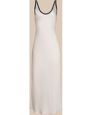 L'Agence Akiya Satin Maxi Dress - Natural
