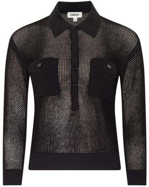 L'Agence Carine Top - Black