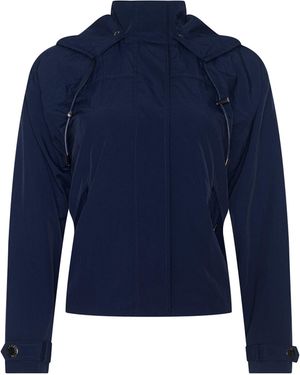 L'Agence Geovana Hooded Windbreaker - Blue