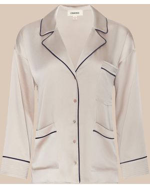 L'Agence Mara Blouse Top - Natural