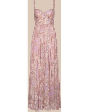 L'Agence 'Agence Rosette Maxi Dress - Pink