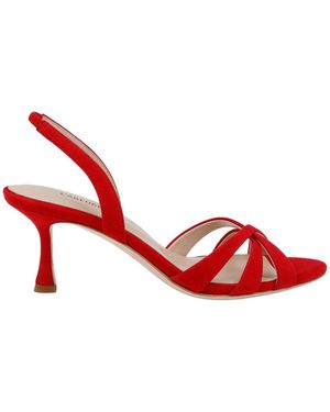L'Agence Colwill Slingback Sandal - Red