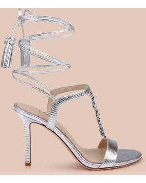 L'Agence Caelith Sequin Gown - White