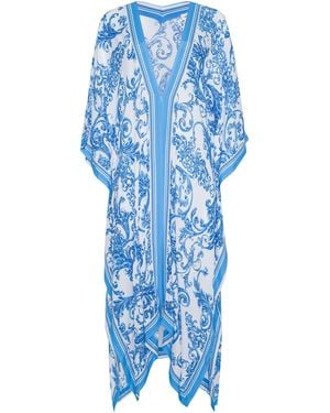 L'Agence Kara Kimono Cover-Up - Blue
