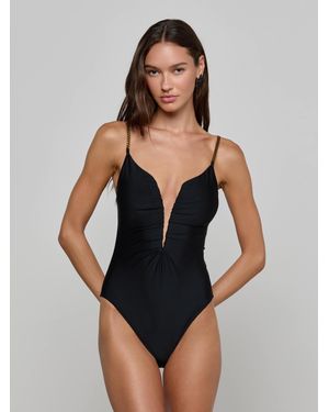 L'Agence Lilou One-Piece Swimsuit - Black
